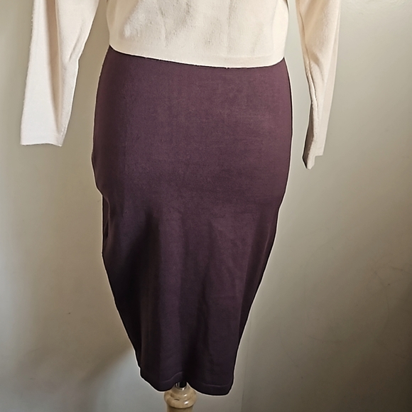 Taylor Knit Sweater Tank Dress With Long Sleeve Crop Top Cowl Neck Size Small - Picture 8 of 16